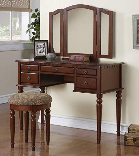 Bobkona F4071 Collection Vanity Cherry