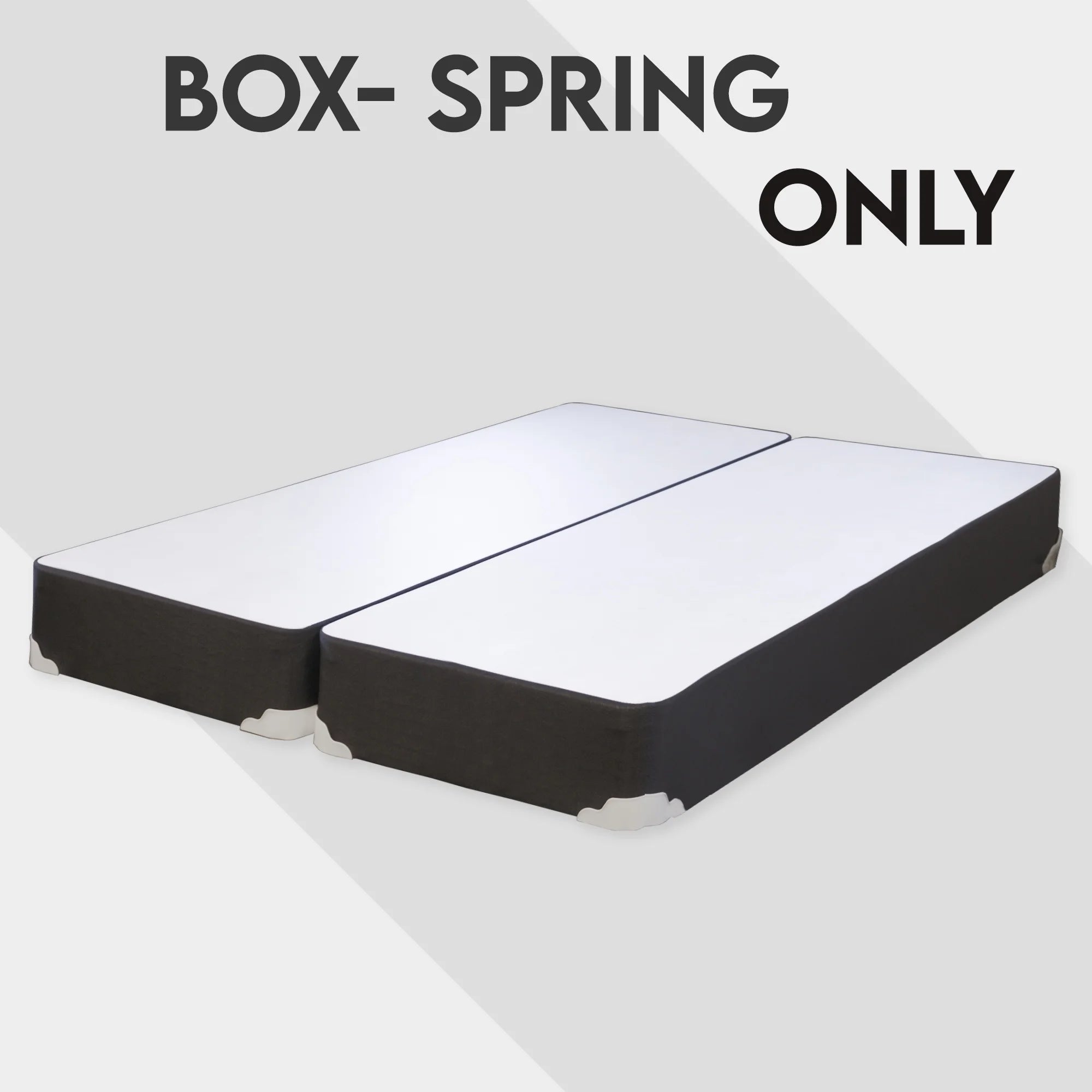 Continental Sleep, 8" Split wood Box Spring/Foundation for Mattress, Queen
